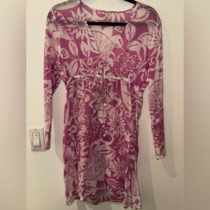 Echo pink Printed kaftan tunic